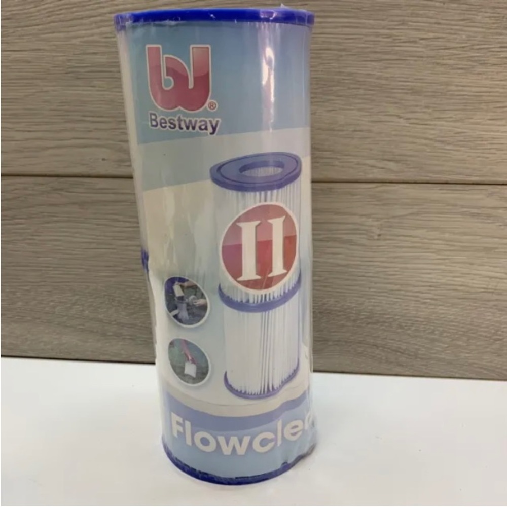 2 BESTWAY Pool Filters SIZE II /58094 for Swimming Pool PUMP TYPE 2 Flowclear